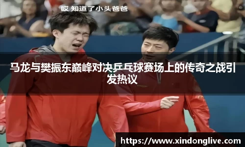 马龙与樊振东巅峰对决乒乓球赛场上的传奇之战引发热议